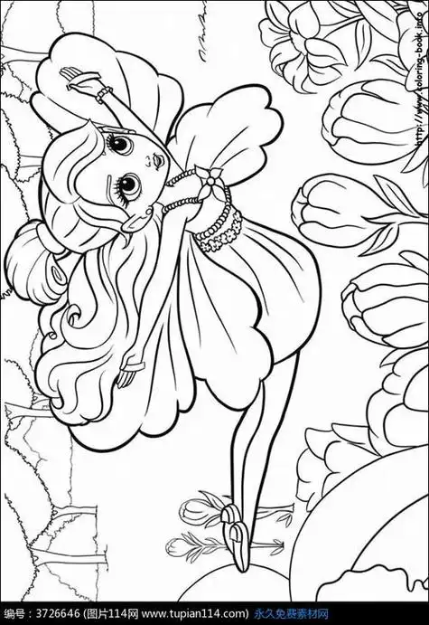 蝴蝶小仙女卡通简笔画 简笔画图片大全-蒲城教育文学网