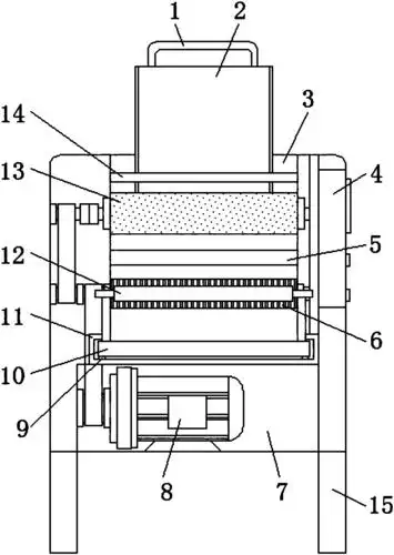 cn208192045u_一种便于称重型压面机有效