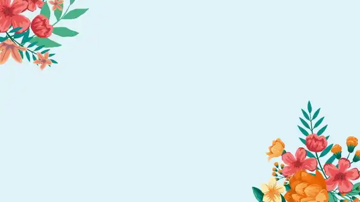 六张卡通花卉图案ppt背景图片-艺术背景图片-ppt模板免费下载