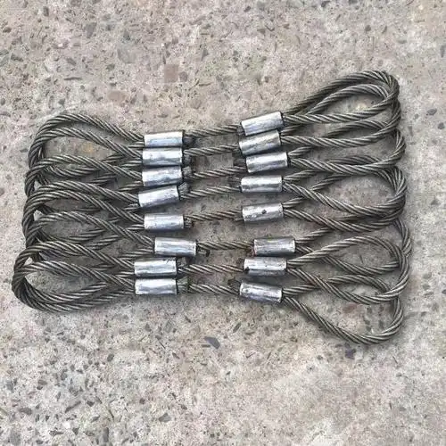 定制适用压制钢丝绳索具起重工具起重钢丝绳吊具吊车吊机行车起重机用