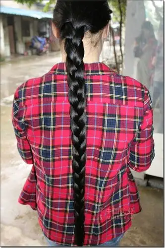 剪下姑娘136公分超长秀发-上海ww1030a#(4) 交易_中国长发