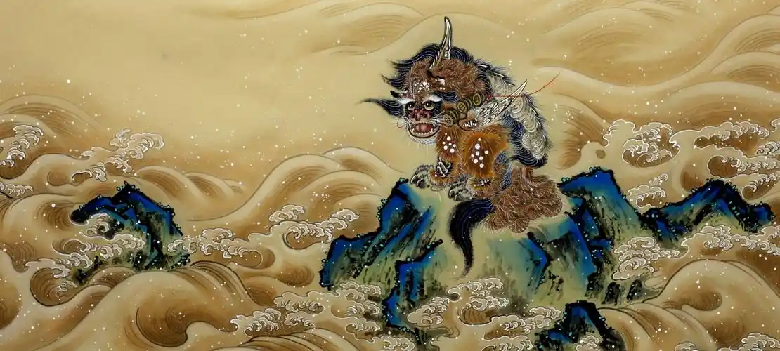 貔貅形神兼备画家钱昆