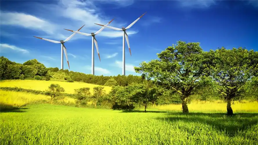 草原上的风车风景高清桌面壁纸下载高清大图预览1920x1080_风景壁纸