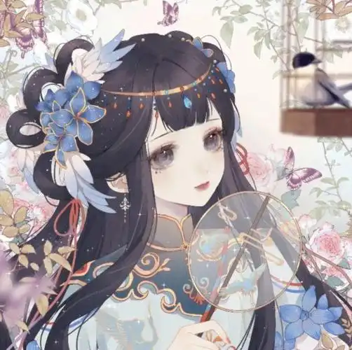 仙气古风动漫闺蜜头像