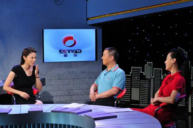 中央电视台15频道(周末乐谈)访谈现场拍摄记录