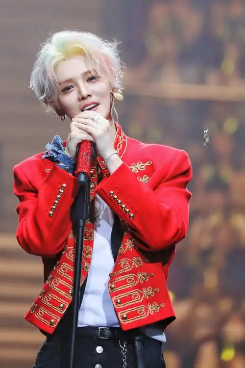 鹿晗超话#鹿晗用站姐的图发ins#鹿晗演唱会高清图96!