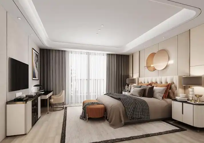 保利郎峰500平米现代轻奢风格别墅装修效果图