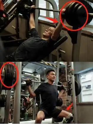 刘德华健身照罕露出青筋凸起肌肉明显曾为演唱会练出八块腹肌