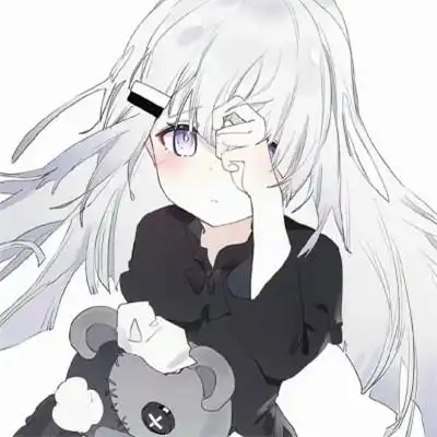 可爱动漫二次元呆萌女生头像图片