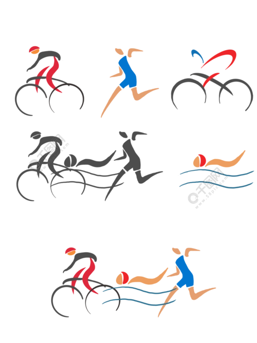 体育运动人物图标图片
