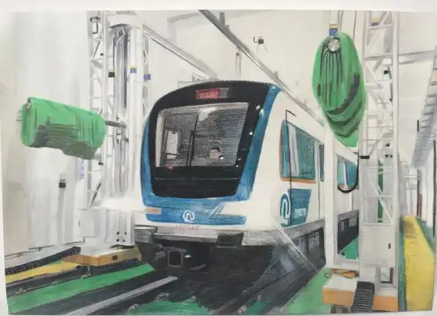 青岛地铁作品展四