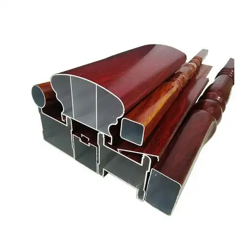 新款全铝楼梯扶手材料 铝合金扶手型材厂家直销-南北旺全铝家居-九正