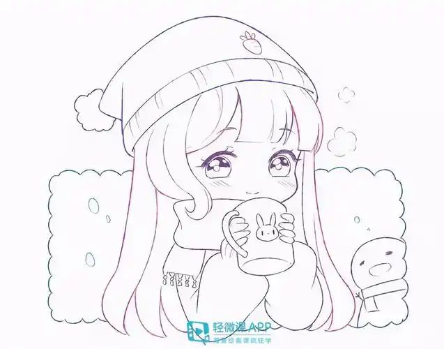 怎么画q版漫画人物q版漫画人物线稿绘制