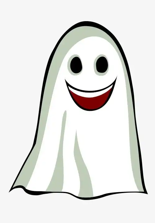 过万圣节节日的卡通可爱捧着糖果开心吸血鬼