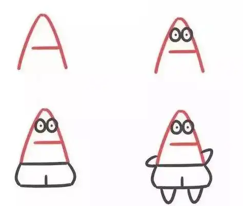 abc小写字母简笔画(简笔画图片大全) -【爱个性】