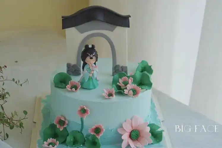 中国风翻糖蛋糕