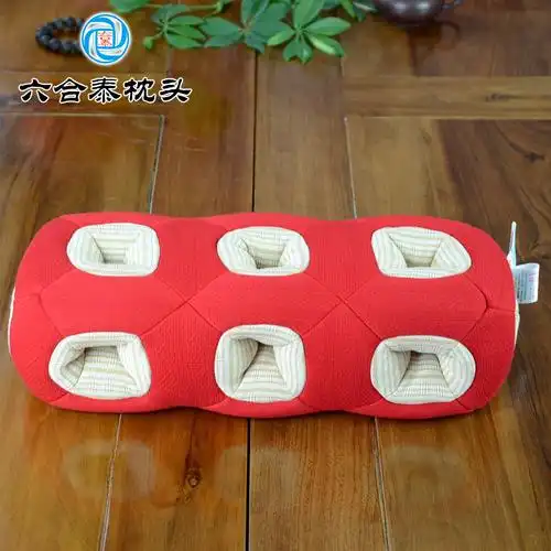 六合泰十四孔枕高级绿色彩棉面料