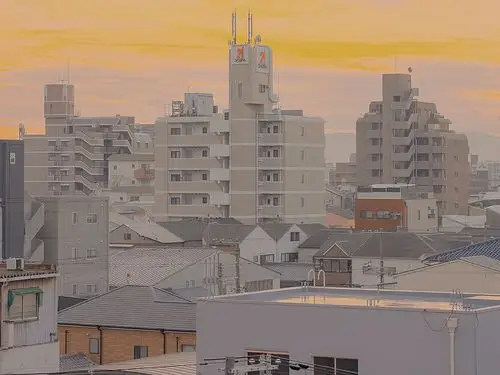 背景.日本街道.