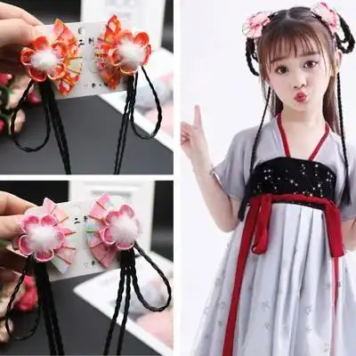 女童古装头饰假发公主儿童图片