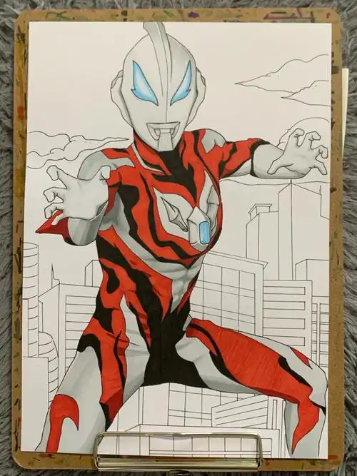 深夜肝完这张捷德奥特曼