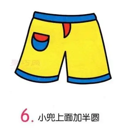 裤子简笔画分步骤详解睡衣裤简笔画关键词  卡通简笔画衣服运动服运动