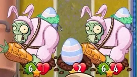 最新植物大战僵尸国际版 巨人僵尸兔子装不会走路了?