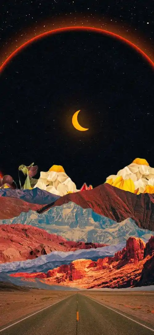 728好看的全面屏手机壁纸