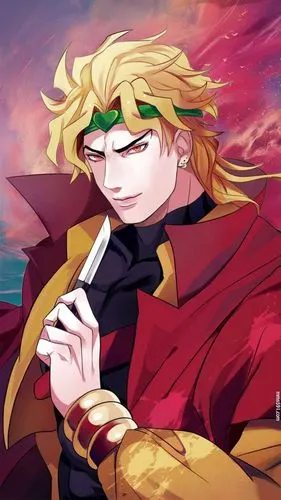 第一部jojo的奇妙冒险大反派迪奥·布兰度dio手机壁纸图片