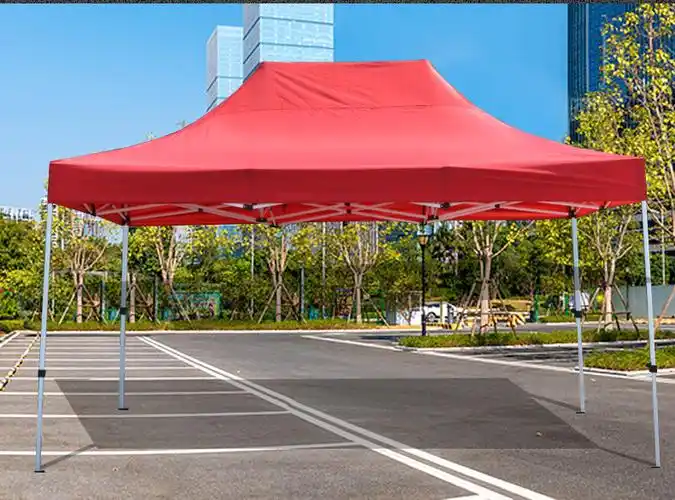 户外广告帐篷遮阳棚折叠伸缩帐篷伞摆摊四脚伞帐篷大伞停车棚印字
