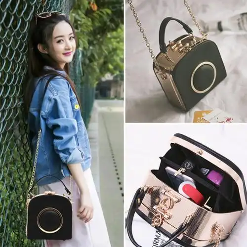 818款赵丽颖同款包包女2020新款潮春链条小包相机包韩版百搭单肩斜