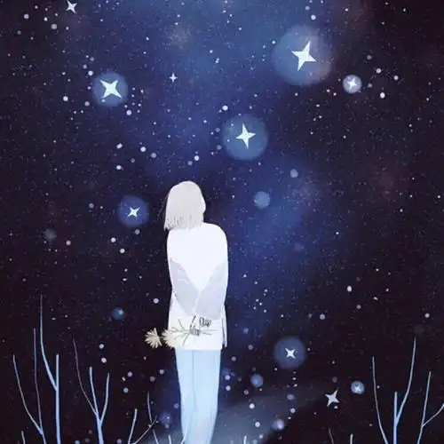 动漫头像唯美梦幻星空超清唯美的qq头像星空梦幻图片