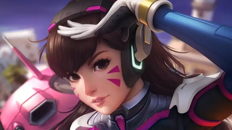 守望先锋 d.va 4k图片,4k高清游戏图片,娟娟壁纸