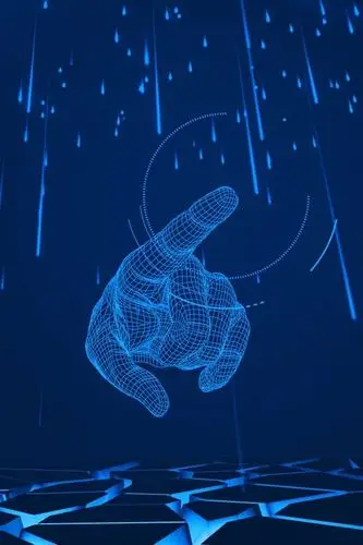 科技感十足的壁纸上