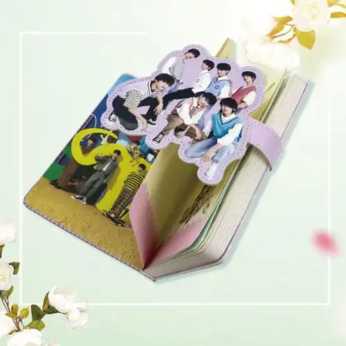 侧目tnt时代少年团周边宋亚轩饭制笔记本磁扣皮面本可爱小清新手账本