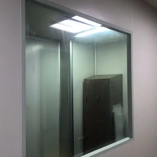 可定制 双层中空玻璃窗 整套 净化视窗 固定窗 洁净室窗