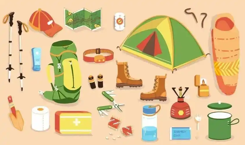 然而第一次露营并不需要带太多装备,只需要带上一些基础装备足矣.