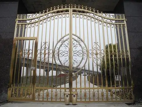 彩色304不锈钢花园大门