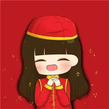 新年头像女2021红色可爱卡通图片下载-新年头像2021微信头像情侣动态