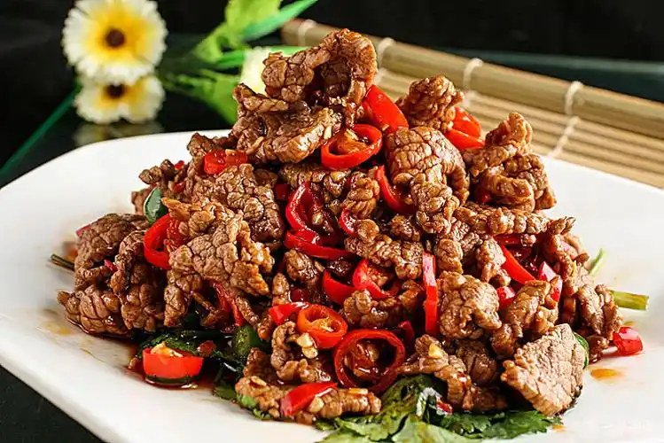 小炒黄牛肉图片_小炒黄牛肉高清图片_全景视觉