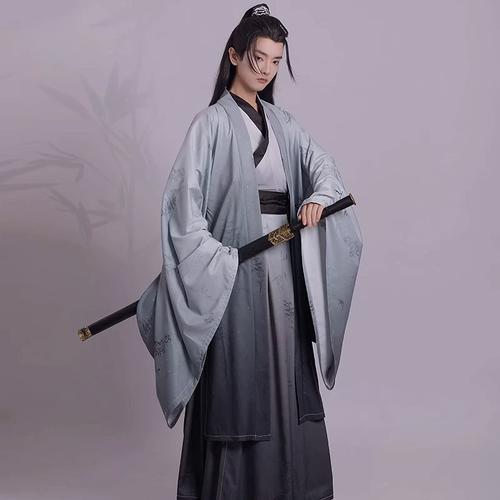 出租竹音魏晋汉服男套装古风男士仙气古装男生帅气飘逸明制租赁