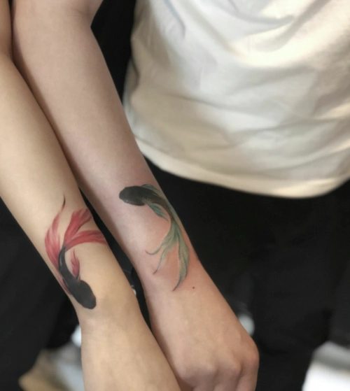 2020最火情侣纹身图片 有意义的情侣纹身(9)