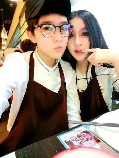 非主流小清新情侣图片