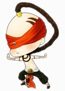 哪个大神能把这个盲僧的图抠出来 只要一个人物 再把衣服上的字p掉