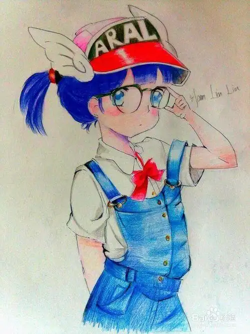 彩铅画之动漫人物