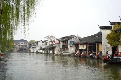 江南水乡绍兴安昌古镇三