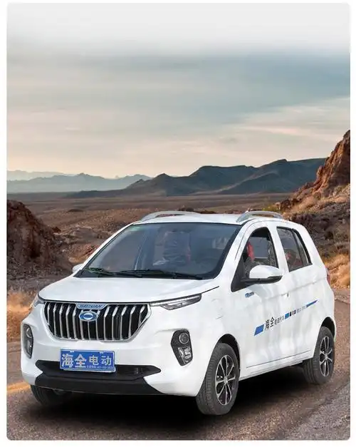 电动汽车成人四轮车女士家用接送孩子代步油电混合四轮电动车爬坡王