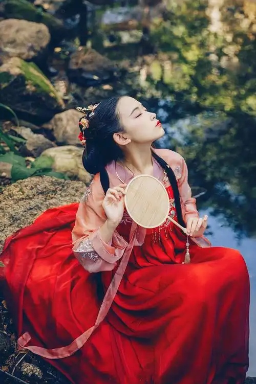 汉服女装 古装汉元素古风绣花仙女对襟齐胸 唐装日常襦裙