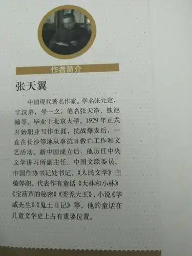 其它 朝阳实验小学五年五班"ido爱读"赵亮的家庭读书会 作者张天翼