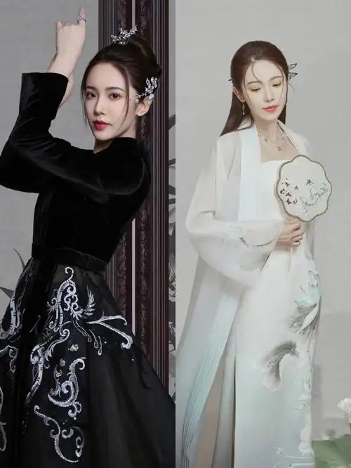 高定合作款盖娅传说联名中国风旗袍写真