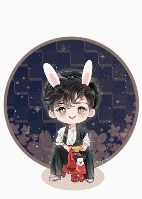 q版手绘肖战 - 堆糖,美图壁纸兴趣社区